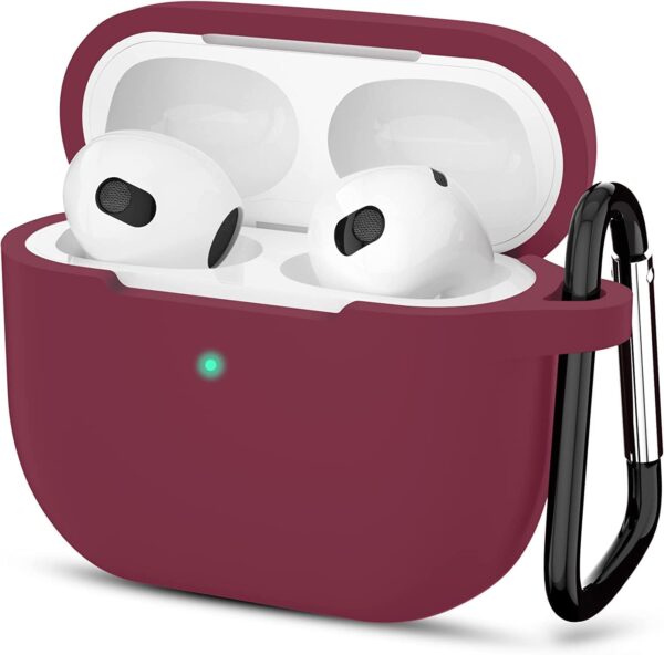 Airpods 3rd-Generation Silicone Case Maroon