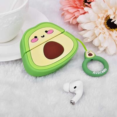 Avocado Case for Airpods Pro with Keychain