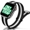 Metal Belt for Apple iWatch Black White