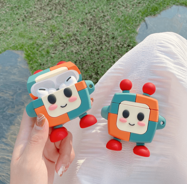 Cute Robot Case For Airpods Pro/Pro 2