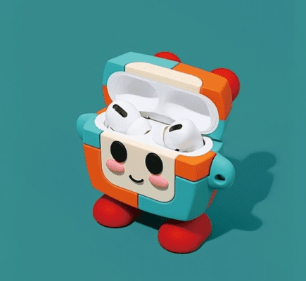 Cute Robot Case For Airpods Pro