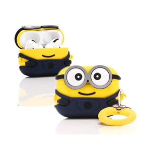 Minion Case with Keychain For Airpods