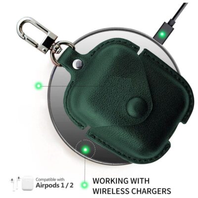 WIreless Charing on Leather Case for Airpods 2