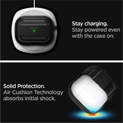 Spigen Rugged Armor Case for Apple Airpods Pro & Pro 2 - WishZone