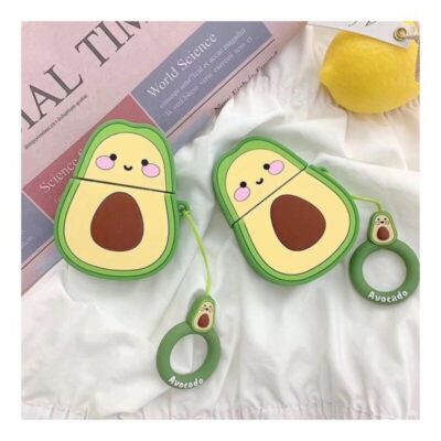 two Cases of Airpods 2nd Gen Avocado Design