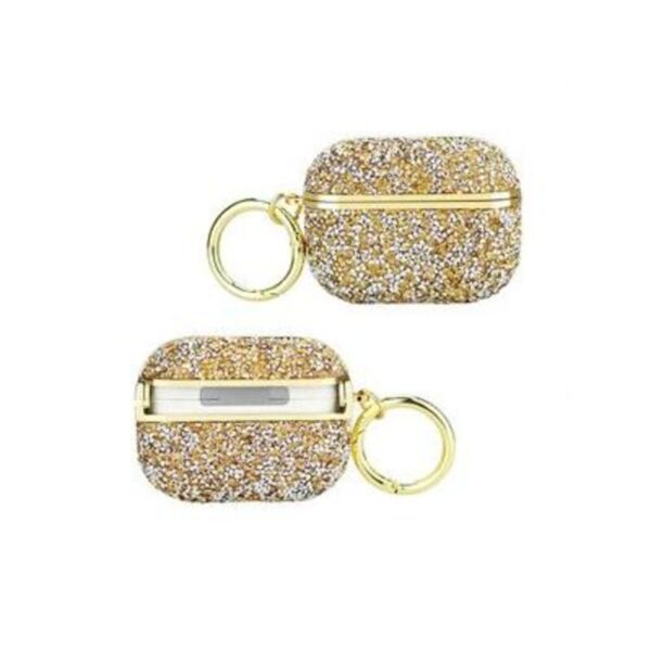 Front and Back of Glitter Diamond Case for Airpods Pro 2