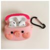 Opened Cute Pig Case for Airpods 1/2