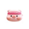Cute Pig Case for Airpods 1st/2nd Gen with Hook