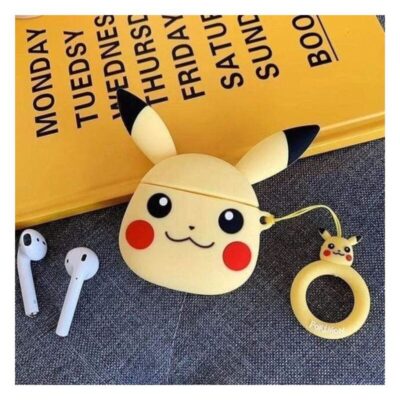 Airpods 1st/2nd Gen Pikachu Case with Keychain