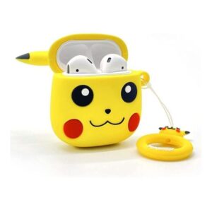 Pikachu Case for Airpods 1st/2nd Generation with Keychain