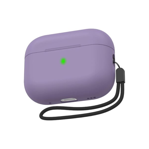 Dark Purple Leather Case for Airpods Pro