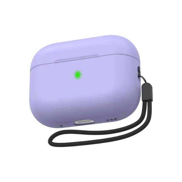 Purple Leather Case for Airpods Pro