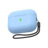 Sky Blue Leather Case for Airpods Pro