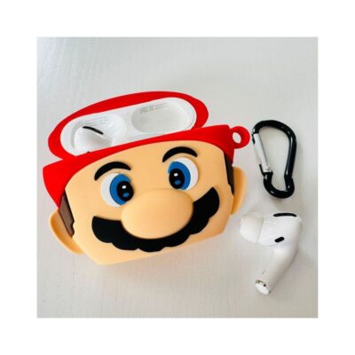 Opened top of Super Mario Case for Airpods Pro