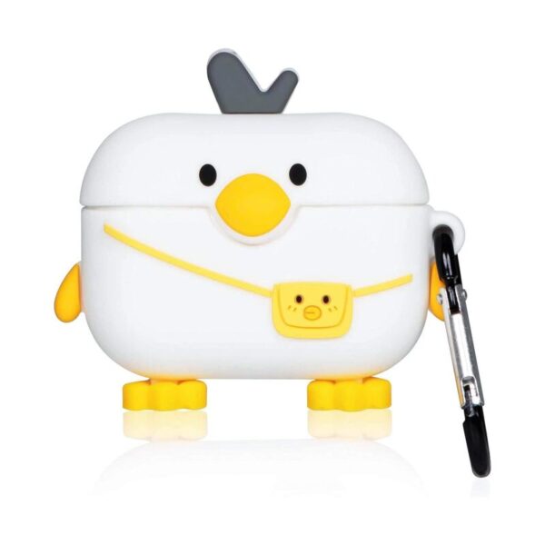White Duck Silicone Case for Airpods Pro