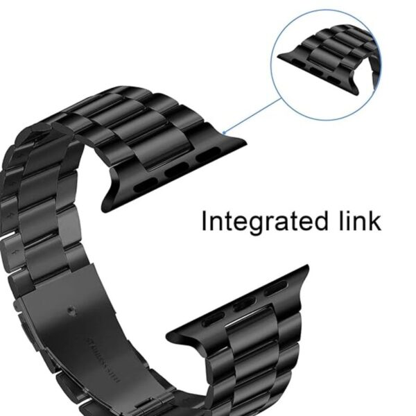 Integrated Link in Stainless Steel Metal Watch