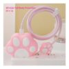 Cat Paw Silicone Case for iPhone Charger