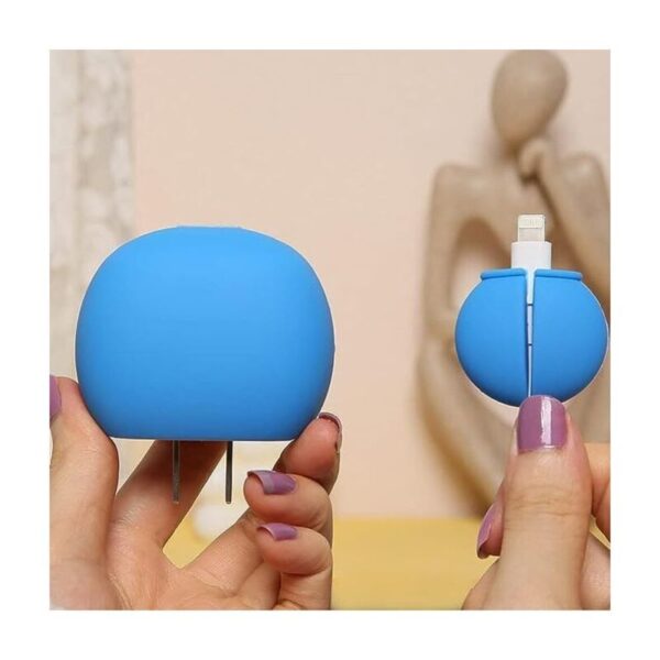 in Hand Doraemon Silicone Case for iPhone Charger 18W-20W