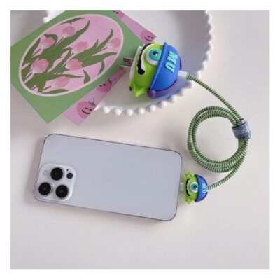iPhone Charger Silicone Case Green Monster
