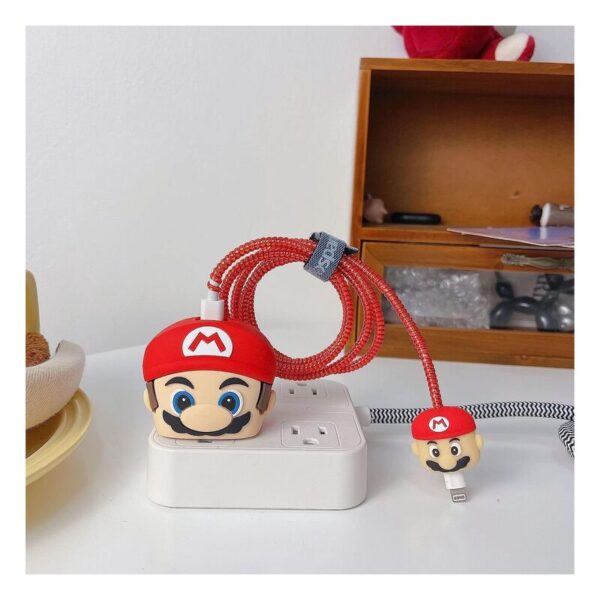 Super Mario Silicone Case for iPhone Charger 18W-20W