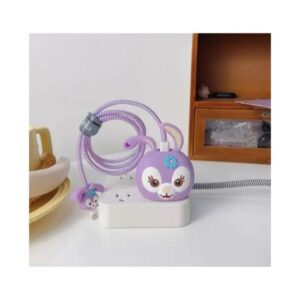 3D Rabbit Silicone Case for iPhone Charger 18W-20W