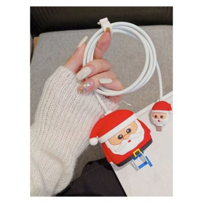 Santa Claus Cover for iPhone Charger