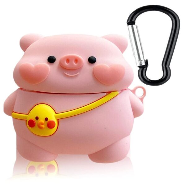 Cute Pig Silicone Case Whole