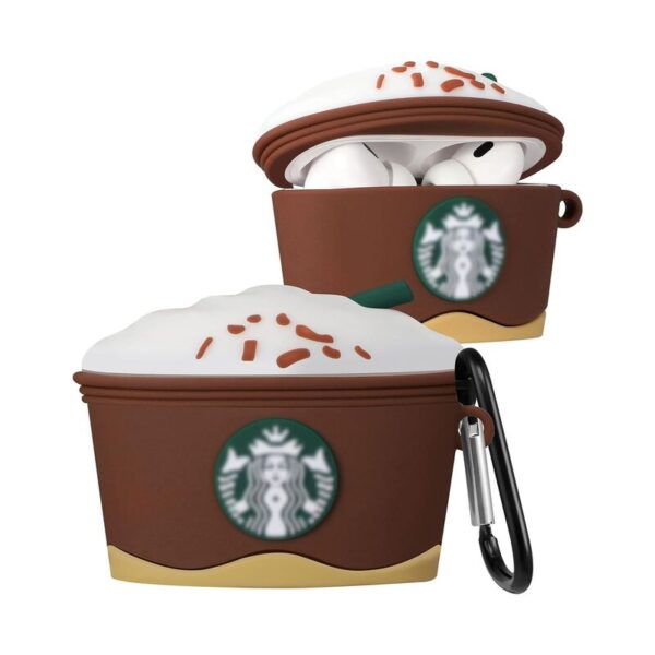 Brown 3D Starbucks Coffee Case for Airpods Pro 2