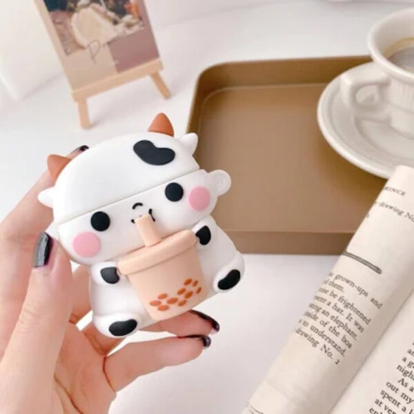 Cow with Bottle Silicone Cover for Airpods Pro