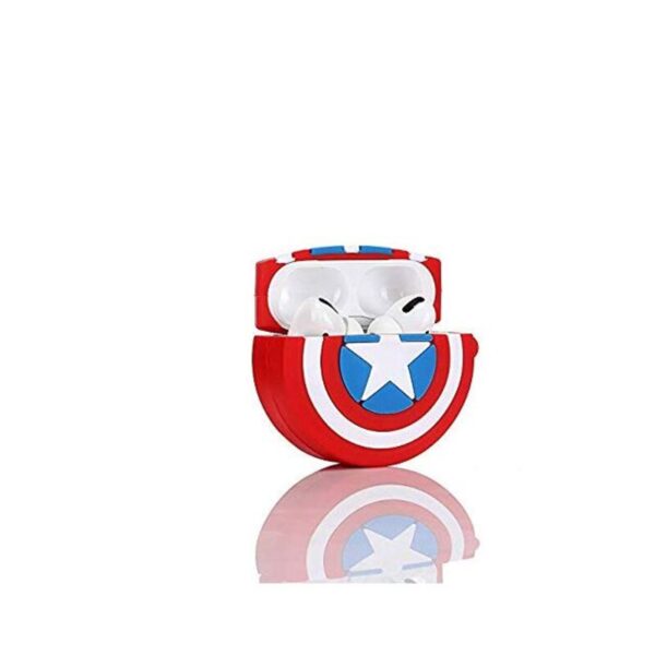 3D Captain America Shield Case for Airpods Pro