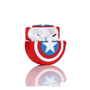 3D Captain America Shield Case for Airpods Pro