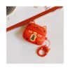 Cute Lucky Cat Case for Airpods Pro Red
