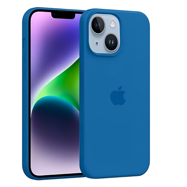 Premium Silicone Cover for Apple iPhone 13 Blue