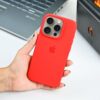 Premium Silicone Cover for Apple iPhone Pro Max Red