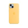 Premium Silicone Cover for Apple iPhone 13 Yellow