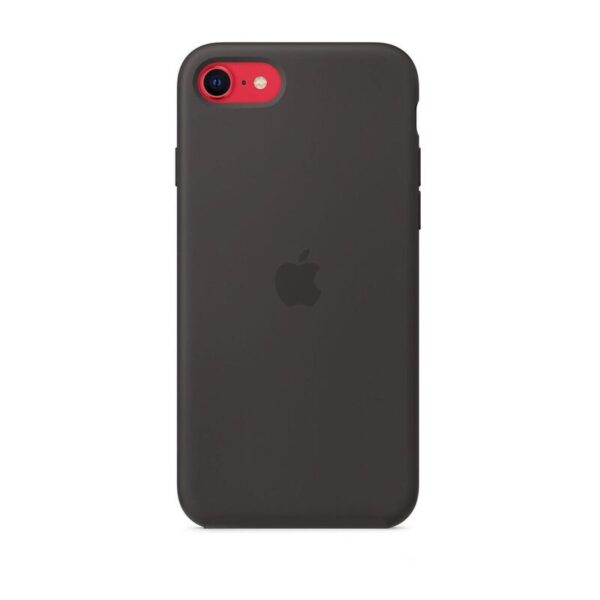 Premium Silicone Cover for Apple iPhone 7 8 SE Black