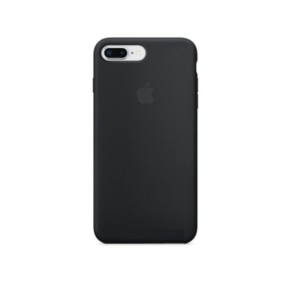 Premium Silicone Cover for Apple iPhone 7 8 Plus Black