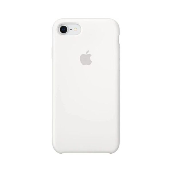 Premium Silicone Cover for Apple iPhone 7 8 SE White