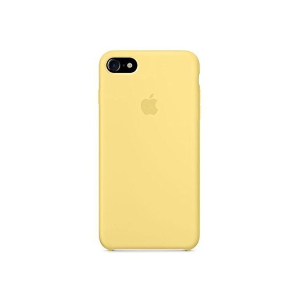 Premium Silicone Cover for Apple iPhone 7 8 SE Yellow