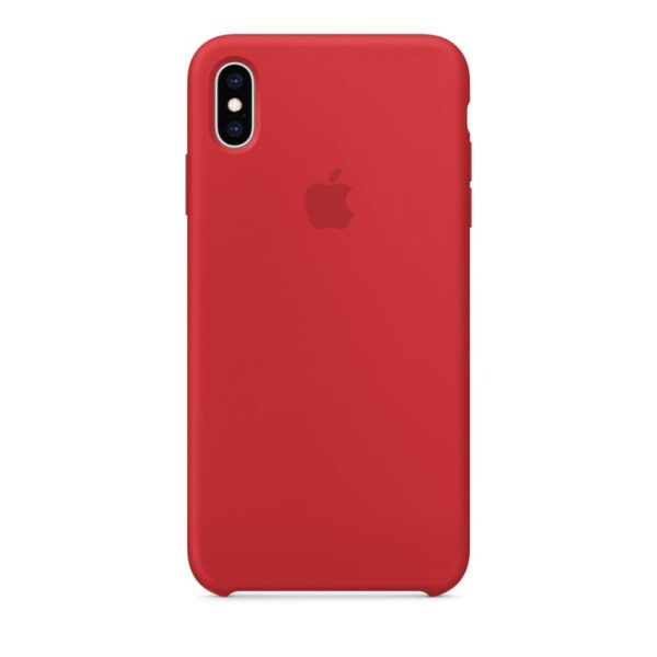 Premium Silicone Cover for Apple iPhone X Red