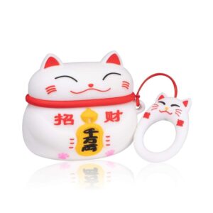 Cute Lucky Cat Case for Airpods Pro