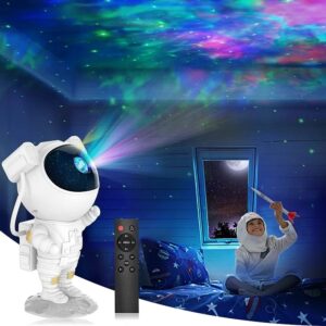 Astronaut Galaxy Projector Lamp with Remote